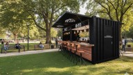 El café container modular que se vende en Mercado Libre por $12 millones