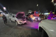Conductor se pasa el alto y se estrella, en Saltillo