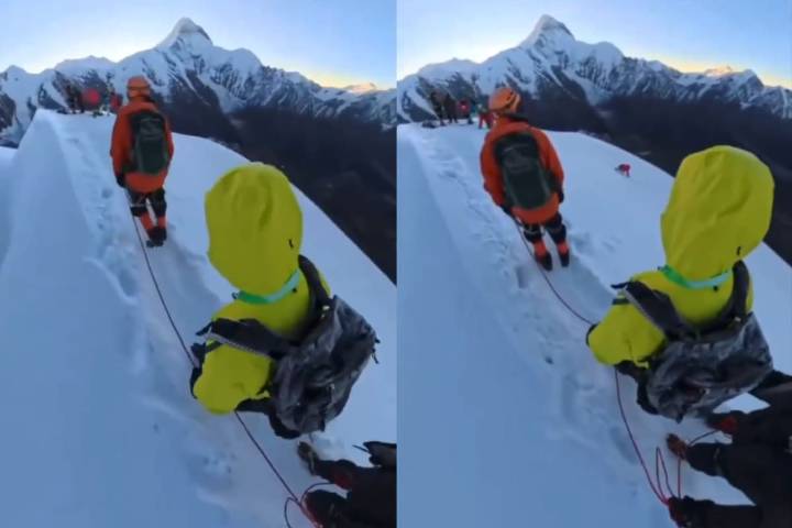 Horror en China. Un alpinista se quitó el arnés para sacarse una selfie, cayó al vacío y murió