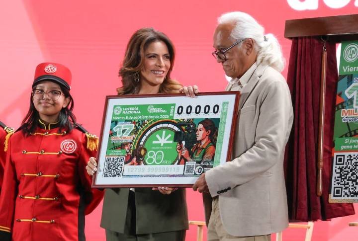 Las 8 décadas de Estudios Churubusco resaltan en billete de Lotería