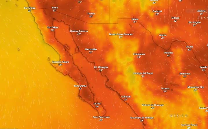 Clima en La Paz y Los Cabos para sábado 13 de septiembre de 2025