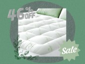 Amazon's offering 46% off this plush, cooling mattress topper