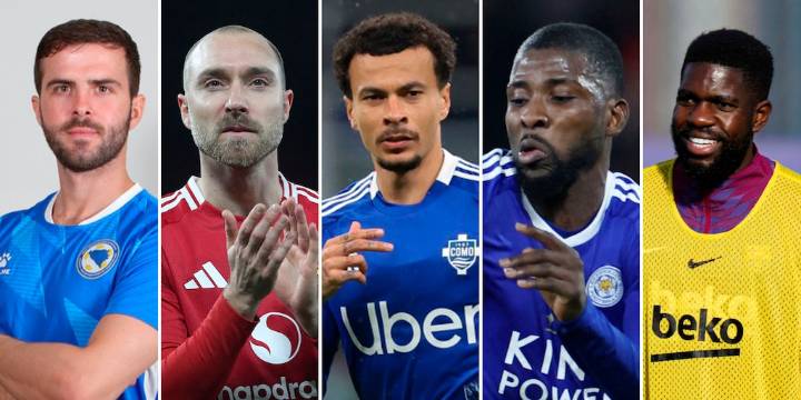 Las 11 figuras del fútbol que se quedaron sin club después del final del mercado de pases en Europa