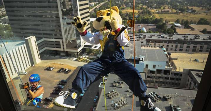 Not Tom Cruise or window washers; these DTC high-rise ropers raise money for cancer nonprofit