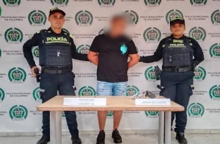 Capturado alias “Ronald” por porte ilegal de armas en Ciénaga