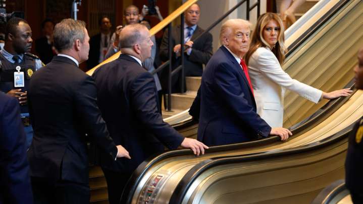 Trump says he was victim of ‘triple sabotage’ at UN and Secret Service is looking into the matter