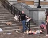 Arkansas student tramples Charlie Kirk memorial, now the restaurant where she worked is taking action