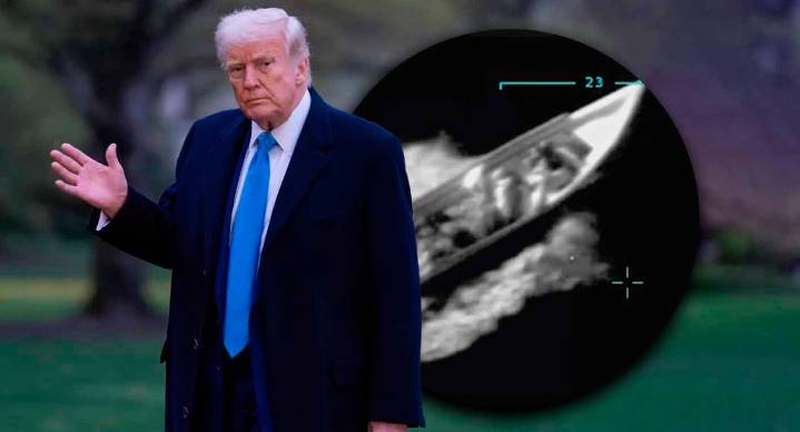 Trump revela video del “ataque letal” de EEUU contra supuesto barco de Venezuela