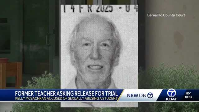 Former Albuquerque teacher asking to be released for trial