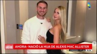 Nació la hija de Alexis Mac Allister y Ailén Cova: el particular nombre que eligieron