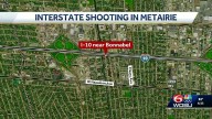 Person shot while riding in a car on I