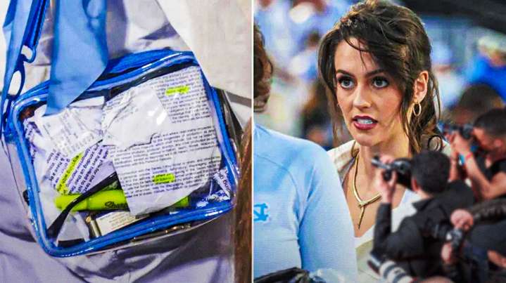Jordon Hudson goes viral for purse at Bill Belichick’s UNC game