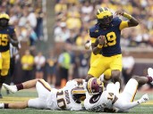 Bryce Underwood and No. 23 Michigan bounce back, beating Central Michigan 63