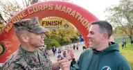 'I feel more under fire running a podcast than I ever was as a marine in the military'