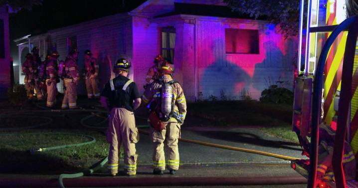 St. Catharines firefighters knock down basement blaze