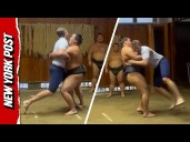 Watch Eric Trump Get Rag-Dolled by Sumo Wrestler