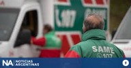 Dramático operativo en Retiro: se incendió el polígono de la Armada y volcó una ambulancia del SAME