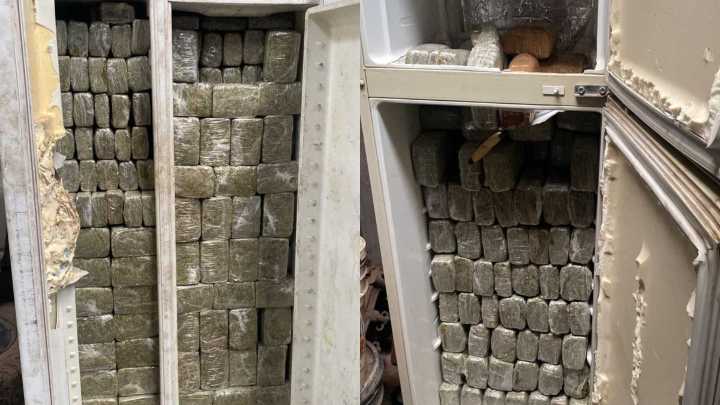 Encuentran 300 Kilos de Marihuana Dentro de Refrigeradores en Chihuahua