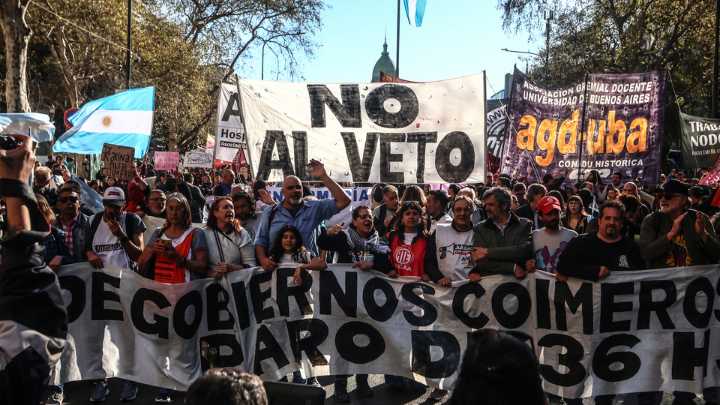 Gran Marcha en defensa del Garrahan