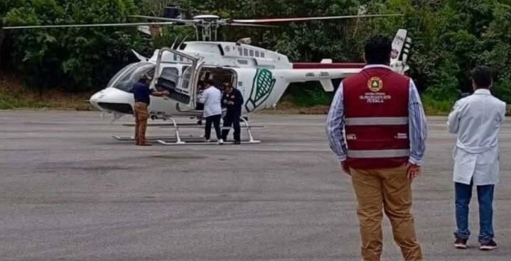 Bebé herido por bala en Naupan se encuentra estable tras traslado a Puebla