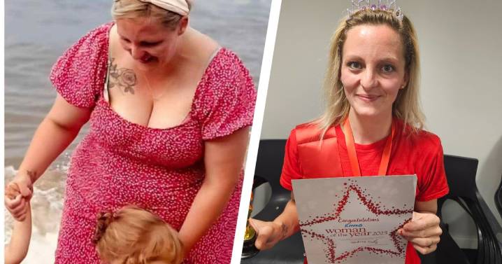 Determined super slimmer mum put three toddlers to bed then 'ran up and down garden path'