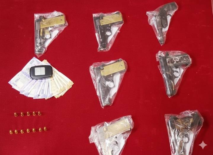 10 semi-automatic guns seized as Odisha Police nabs notorious arms dealer