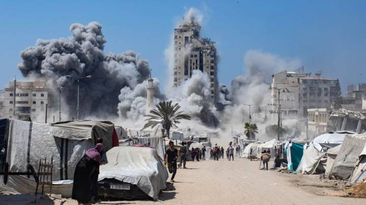 Israel destruye un edificio "de operaciones" de Hamás en ciudad de Gaza