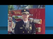 Service set at Truist park for firefighter who died rescuing colleague from warehouse fire