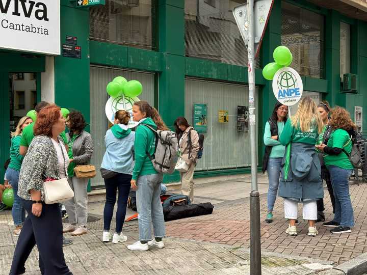 Todo preparado para la manifestación docente en Santander