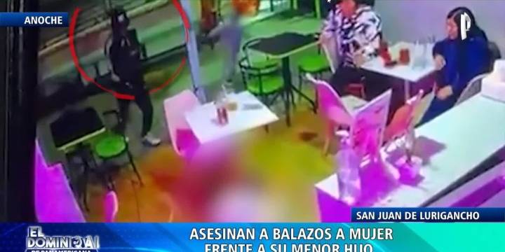 Impactante asesinato a balazos de mujer delante de su hijo de 4 años en SJL: habría dejado de pagar préstamo a mafias ‘gota a gota’