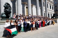 Unos 150 diputados españoles de la izquierda piden parar el "genocidio" de Gaza