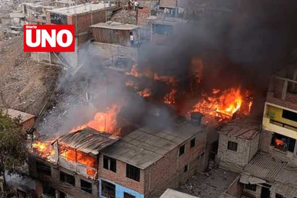 Incendio consume tres viviendas en Comas y evidencia problemas de acceso para bomberos