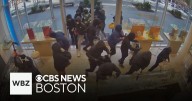 Video shows two dozen robbers storm a California jewelry store at once