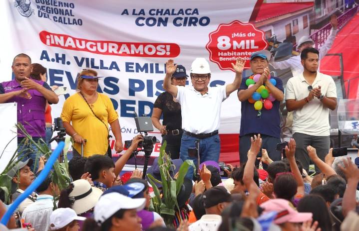 Gobierno Regional del Callao destinó más de 71 millones de soles para mejorar la calidad de vida a los vecinos de Mi Perú