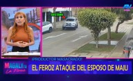 Magaly Medina expone exclusivas imágenes de Gustavo Salcedo yendo a agredir a exproductor de Latina: casi atropella a peatón y pasó por un jardinel