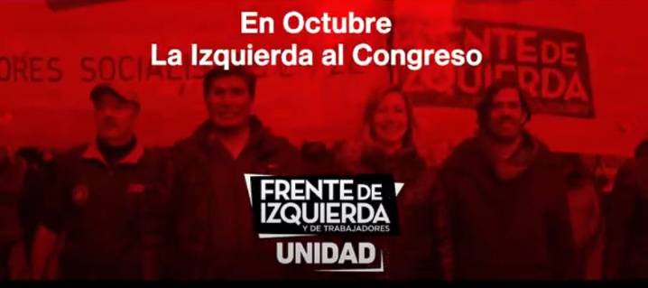 Para fortalecer las luchas, ahora la izquierda al Congreso