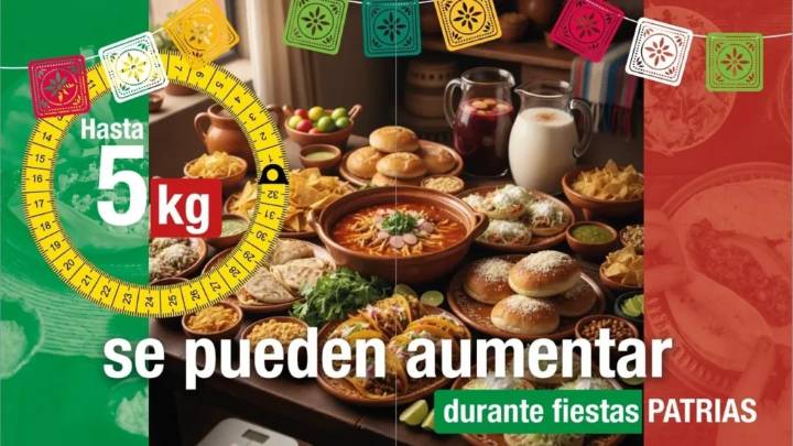 Hasta 5 kg se pueden aumentar durante fiestas patrias