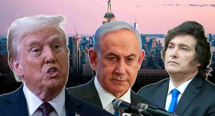 Milei, Netanyahu y Trump se reunirán en Nueva York, EEUU en visita del mandatario argentino