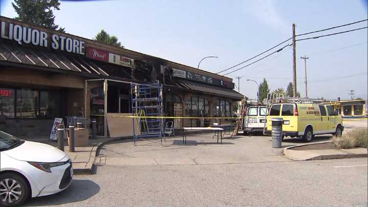 Fire at Port Moody strip mall deemed an arson, police say