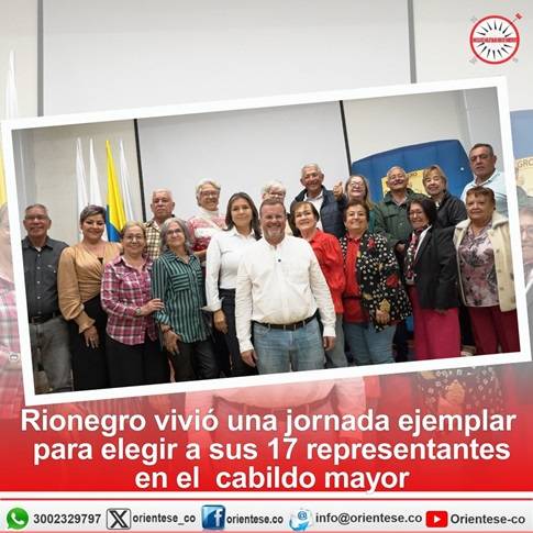 Rionegro vivió una jornada ejemplar para elegir a sus 17 representantes en el cabildo mayor