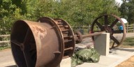 130-year-old mill turbine returns to Old Mill Park in Williamston