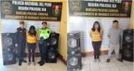 Chincha: caen “Los Roba Casas de Balconcito”, involucrados en hurto de parlantes