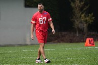 Travis Kelce on what's changed since his engagement to Taylor Swift: 'I got one more ring'