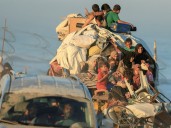 ‘Desperate scenes’ as Gaza City residents flee intense Israeli bombardments