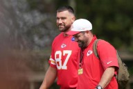 Travis Kelce on what’s changed since his engagement to Taylor Swift: ‘I got one more ring’