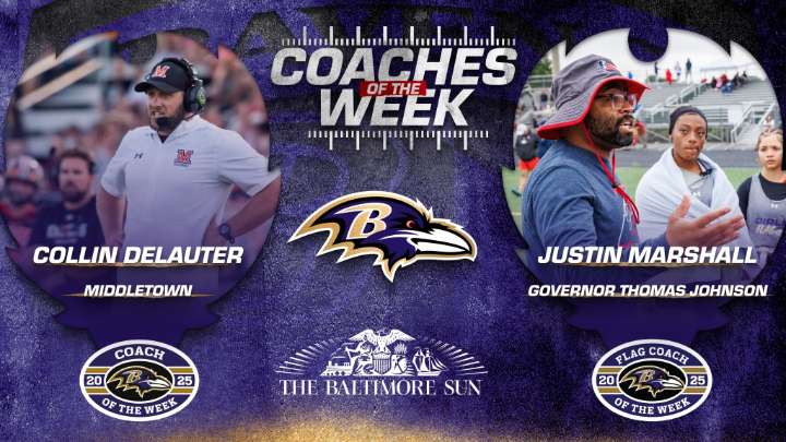 Ravens Week 3 high school football Coaches of the Week