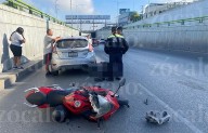 Motociclista pierde uno de sus dedos tras participar en accidente vial sobre LEA
