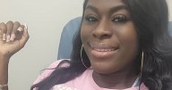 'He came out of me?' Mum's jaw drops after seeing size of newborn baby