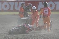 Jorge Martín se rompe la clavícula derecha tras un escalofriante accidente en el GP de Japón