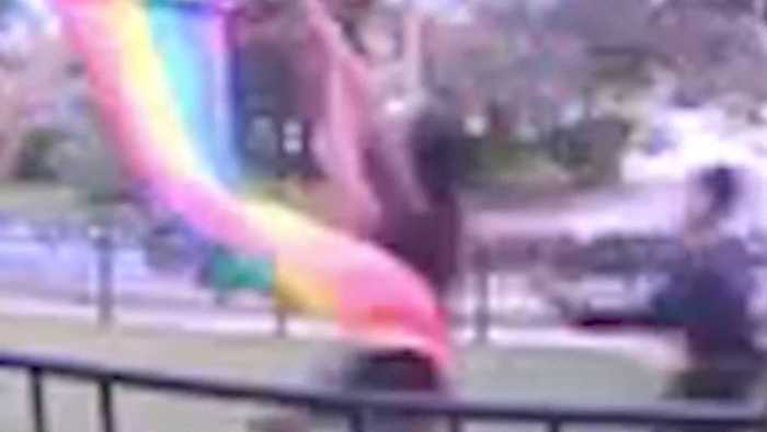 ‘Saw this group of kids:’ Thieves steal pride flag from front of Orlando home